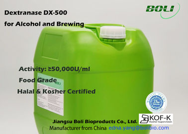 50000U / Dextranase DX -500 μιλ. υγρά ένζυμα παρασκευής για τη χρήση τροφίμων