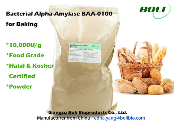 Baa-0100 βακτηριακά άλφα ένζυμα 10000U/G ψησίματος αμυλάσης στα τρόφιμα