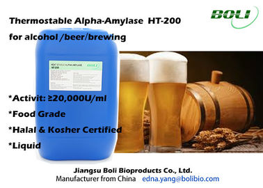 Ενζυμική Thermostable άλφα αμυλάση 20000 U/μιλ. παρασκευής βαθμού τροφίμων για την μπύρα