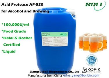 Χαμηλό AP ενζυμικών υγρό όξινο πρωτεάσεων όρου εφαρμογής pH - 520 για τη χρήση τροφίμων