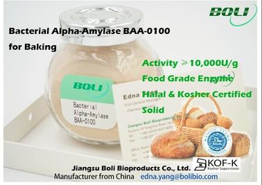 Μέση ανοικτό καφέ σκόνη -0100 αμυλάσης BAA θερμοκρασίας βακτηριακή άλφα