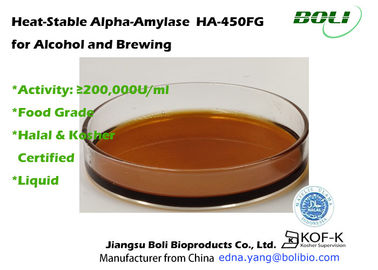 Υψηλής θερμοκρασίας Alpha-Amylase εκτάριο-450FG 200000U Liuqid/δείγμα παρασκευής μιλ. ενζυμικό ελεύθερο διαθέσιμο