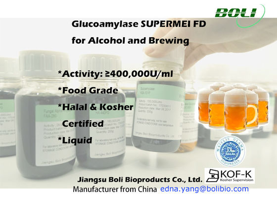 Υψηλό συγκεντρωμένο ενζυμικό Glucoamylase Supermei χρήσης τροφίμων FD
